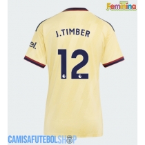 Camisa de time de futebol Arsenal Jurrien Timber #12 Replicas 3º Equipamento Feminina 2026-27 Manga Curta